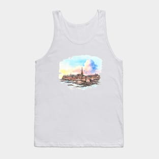 Medieval fortress Saint-Malo, Brittany, France Tank Top